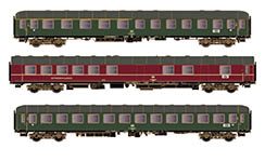 095-H43036 - H0 - 3er Set Personenwagen DB, Ep.VIa, D1213